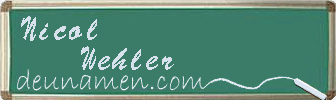 Nicol Wehler Visitenkarte